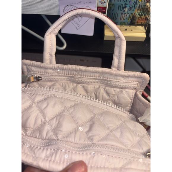 MZ Wallace Rose Rec With Sequin Mini Box Reg $286 - Picture 6 of 8